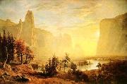 Albert Bierstadt The Yosemite Valley oil painting artist